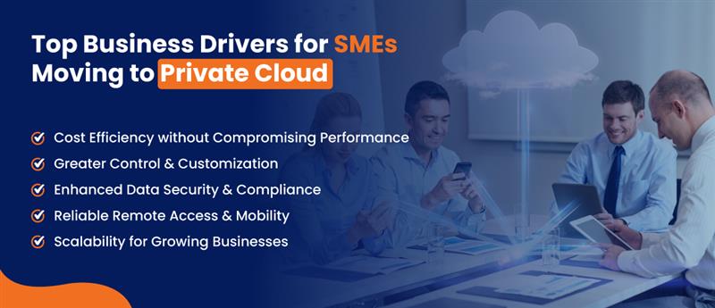 Top Business Drivers for SMEs Moving to Private Cloud